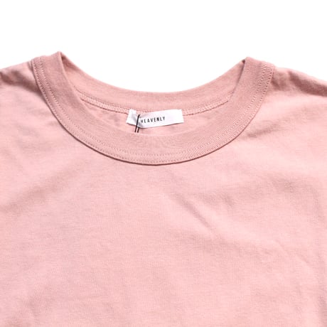 HEAVENLY / Organic Cotton 7/S T-Shirt Pink