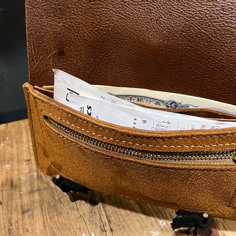 kudu革長財布 Long Wallet (autmun spice/suede/kudu)Lot#406