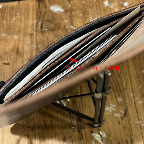 クロムエクセル長財布 Long Wallet(Chromexcel/black/Horween)Lot#391
