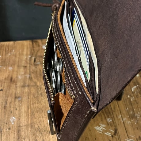New!デザイン プエブロ長財布 Long Wallet(Castagno/pueblo)Lot#437
