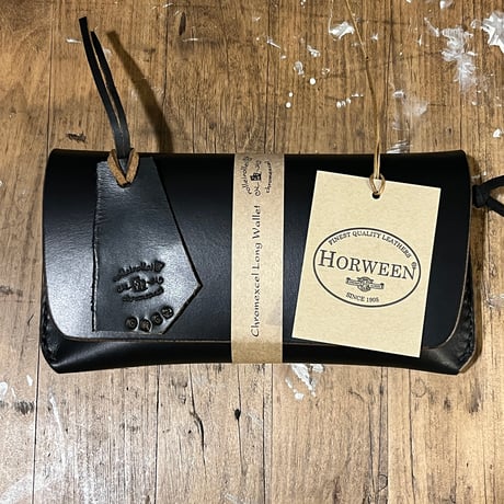 クロムエクセル長財布 Long Wallet(Chromexcel/black/Horween)Lot#402