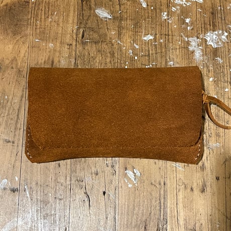 kudu革長財布 Long Wallet (autmun spice/suede/kudu)Lot#430