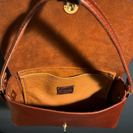 クラッチハンドバッグ Clutch handbag(#023赤茶/maremma box)Lot#393