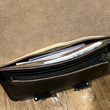 クロムエクセル長財布 Long Wallet(Chromexcel/black/Horween)Lot#391