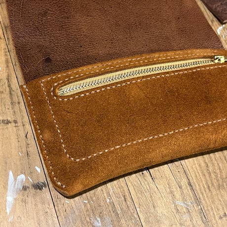 kudu革長財布 Long Wallet (autmun spice/suede/kudu)Lot#406