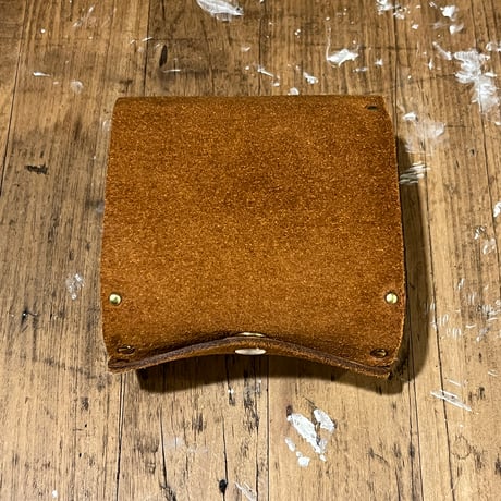 kudu革折り財布 左利き用(autmun spice/suede/kudu)Lot#426