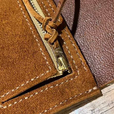 kudu革長財布 Long Wallet (autmun spice/suede/kudu)Lot#406