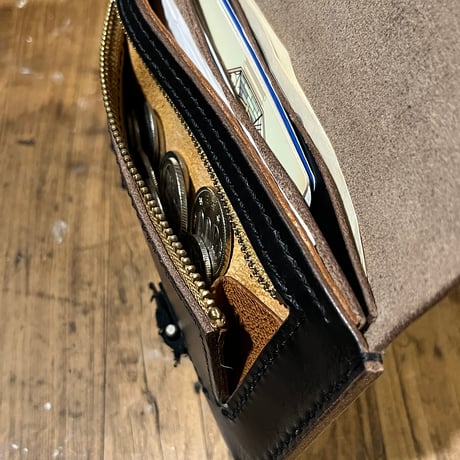 クロムエクセル長財布 Long Wallet(Chromexcel/black/Horween)Lot#402