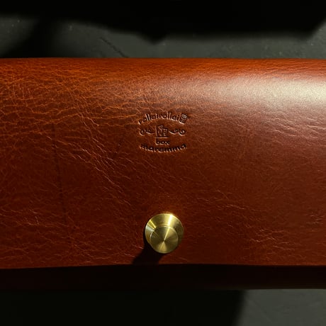 クラッチハンドバッグ Clutch handbag(#023赤茶/maremma box)Lot#398