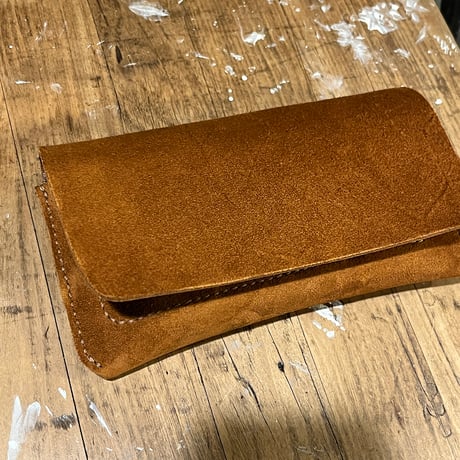 kudu革長財布 Long Wallet (autmun spice/suede/kudu)Lot#406
