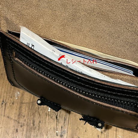 クロムエクセル長財布 Long Wallet(Chromexcel/black/Horween)Lot#391