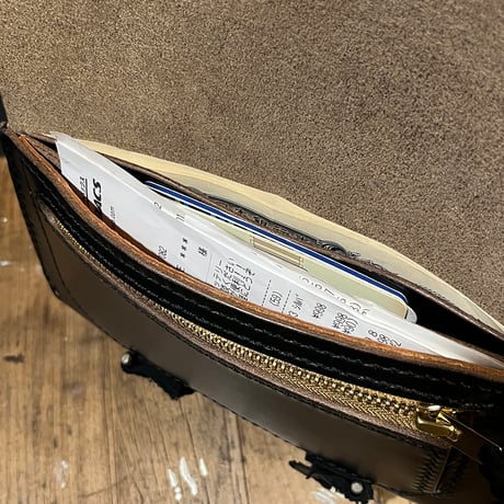 クロムエクセル長財布 Long Wallet(Chromexcel/black/Horween)Lot#402