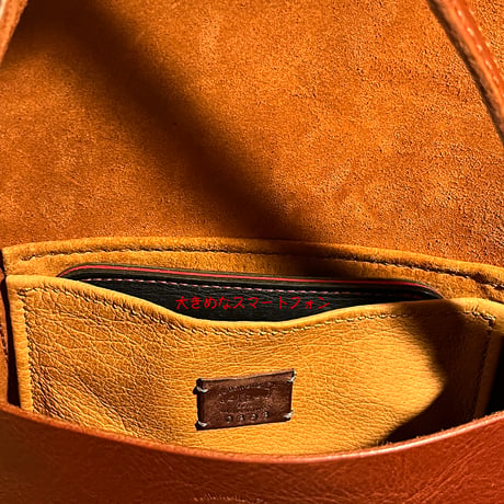 クラッチハンドバッグ Clutch handbag(#023赤茶/maremma box)Lot#393