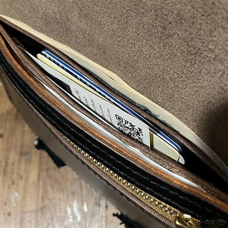 クロムエクセル長財布 Long Wallet(Chromexcel/black/Horween)Lot#402