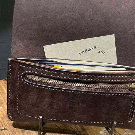 New!デザイン プエブロ長財布 Long Wallet(Castagno/pueblo)Lot#437