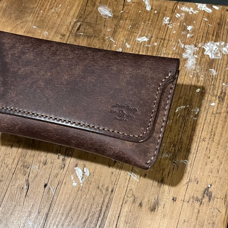 New!デザイン プエブロ長財布 Long Wallet(Castagno/pueblo)Lot#437
