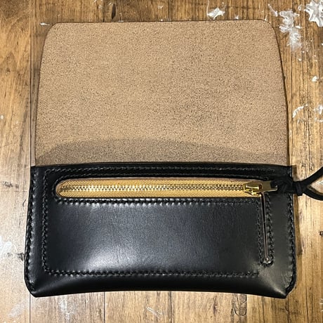 クロムエクセル長財布 Long Wallet(Chromexcel/black/Horween)Lot#402