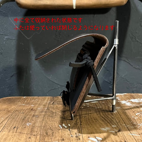 クロムエクセル長財布 Long Wallet(Chromexcel/black/Horween)Lot#389