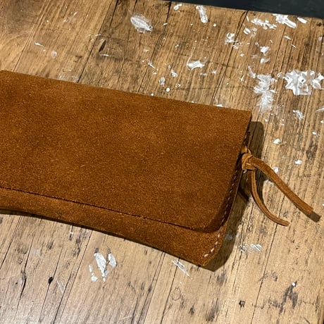 kudu革長財布 Long Wallet (autmun spice/suede/kudu)Lot#430