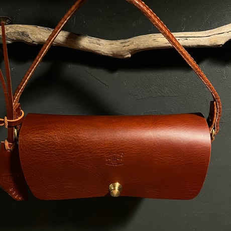 クラッチハンドバッグ Clutch handbag(#023赤茶/maremma box)Lot#398