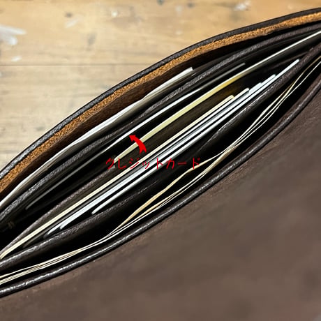 New!デザイン プエブロ長財布 Long Wallet(Castagno/pueblo)Lot#437