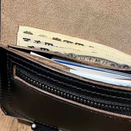 クロムエクセル長財布 Long Wallet(Chromexcel/black/Horween)Lot#391