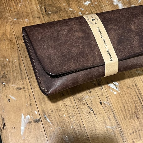 New!デザイン プエブロ長財布 Long Wallet(Castagno/pueblo)Lot#437