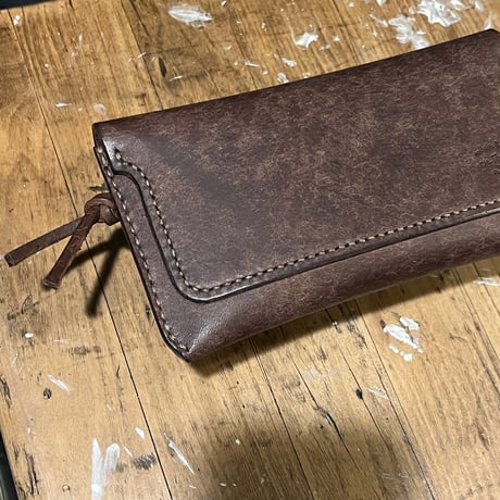 New!デザイン プエブロ長財布 Long Wallet(Castagno/pueblo)Lot#437