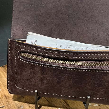 New!デザイン プエブロ長財布 Long Wallet(Castagno/pueblo)Lot#437
