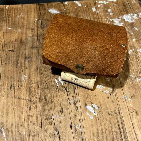 kudu革折り財布 右利き用(autmun spice/suede/kudu)Lot#423