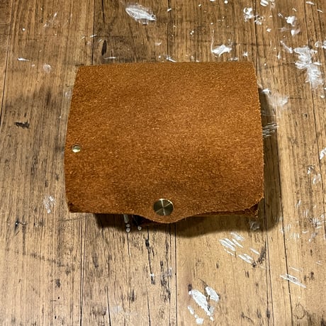 kudu革折り財布 左利き用(autmun spice/suede/kudu)Lot#426