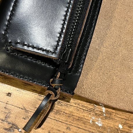 クロムエクセル長財布 Long Wallet(Chromexcel/black/Horween)Lot#391