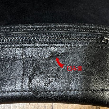 kudu革長財布 Long Wallet (black/suede/kudu)Lot#411