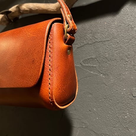 クラッチハンドバッグ Clutch handbag(#023赤茶/maremma box)Lot#393