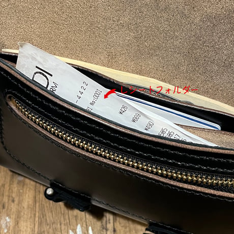 クロムエクセル長財布 Long Wallet(Chromexcel/black/Horween)Lot#389