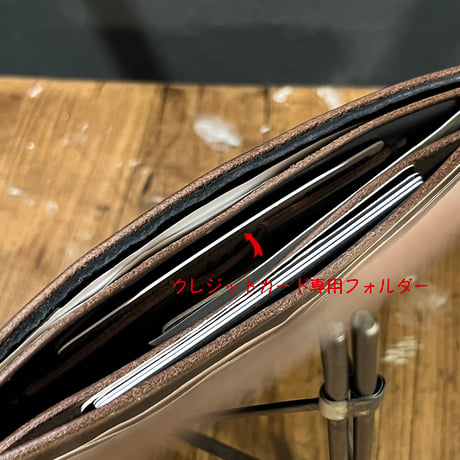 クロムエクセル長財布 Long Wallet(Chromexcel/black/Horween)Lot#389