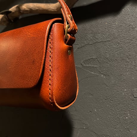 クラッチハンドバッグ Clutch handbag(#023赤茶/maremma box)Lot#393