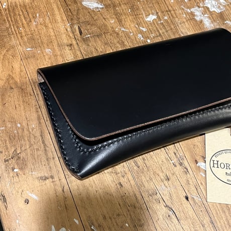 クロムエクセル長財布 Long Wallet(Chromexcel/black/Horween)Lot#402