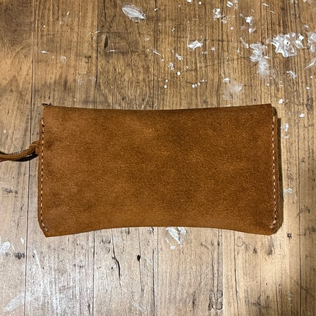kudu革長財布 Long Wallet (autmun spice/suede/kudu)Lot#430