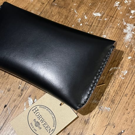 クロムエクセル長財布 Long Wallet(Chromexcel/black/Horween)Lot#402