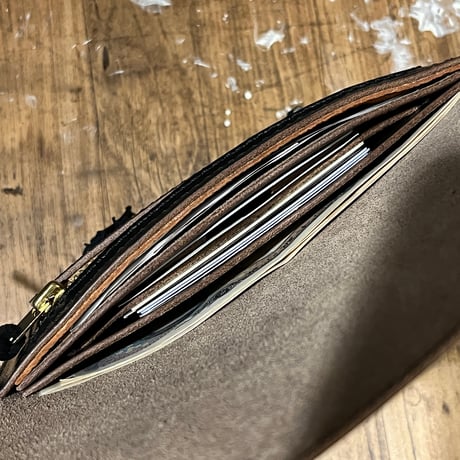 クロムエクセル長財布 Long Wallet(Chromexcel/black/Horween)Lot#402