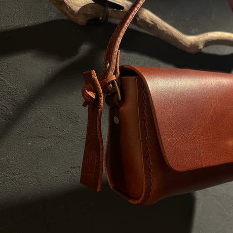 クラッチハンドバッグ Clutch handbag(#023赤茶/maremma box)Lot#393
