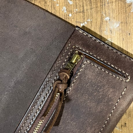 New!デザイン プエブロ長財布 Long Wallet(Castagno/pueblo)Lot#437