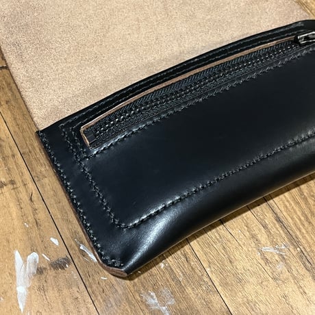 クロムエクセル長財布 Long Wallet(Chromexcel/black/Horween)Lot#391