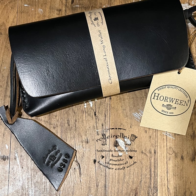 クロムエクセル長財布 Long Wallet(Chromexcel/black/Horween