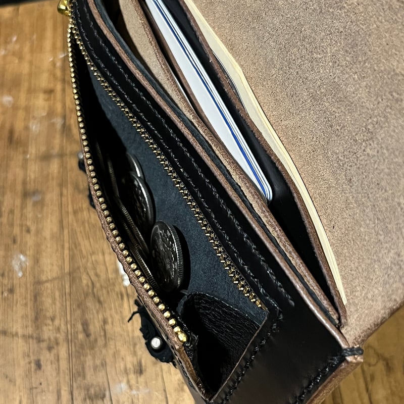 クロムエクセル長財布 Long Wallet(Chromexcel/black/Horween