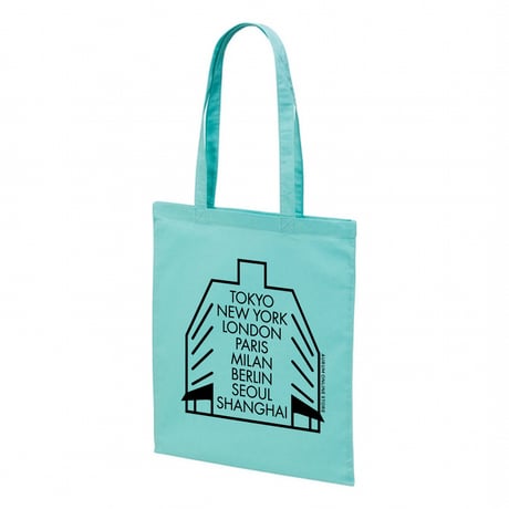 AURUM LP Tote – Worldwide Logo (Pastel Emerald x Black)
