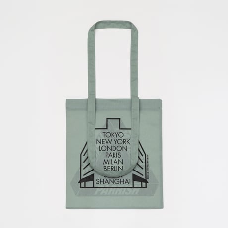 AURUM LP Tote – Worldwide Logo(Smoky Green x Black)