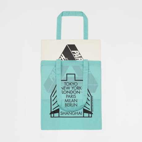 AURUM LP Tote – Worldwide Logo (Pastel Emerald x Black)