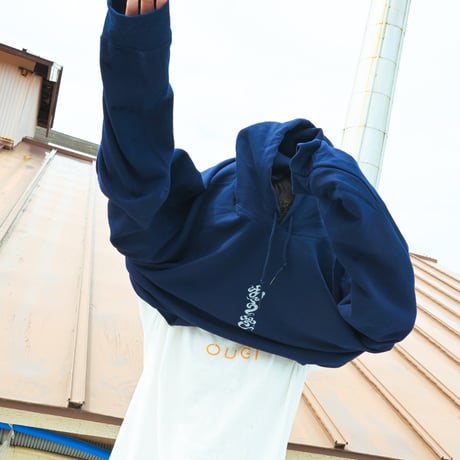 【扇温泉】湯気 LOGO HOODIE